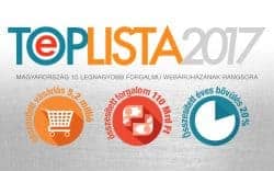 2017-es hazai webshop toplista. Kitalálod, ki van az első helyen?