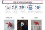 Papercraft Animal Masks, 3D Low poly DIY papercraft – Balincraft (2)