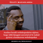Üzleti magaslabda – webshop